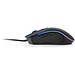 THORNE MOUSE RGB. Gaming-Maus mit 1.5 m Kabel und RGB-LED-Leuchten aus ABS, Schwarz