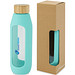 Tidan 600 ml Flasche aus Borosilikatglas mit Silikongriff, tide grün