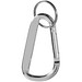 Timor Karabiner Schlüsselanhänger aus recyceltem Aluminium, silber