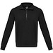 Tin Aware™ Pullover mit Half-Zip Reißverschluss aus recyceltem Material Unisex, schwarz, 2XS