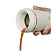 Topl-Trinkbecher aus rec. Stahl mit 360-Grad-Deckel 236ml, braun