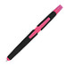 Touch-Kugelschreiber mit Textmarker, blaue Mine, pink