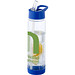 Tutti frutti Tritan Trinkflasche mit Fruchtsieb, 740 ml, transparent,blau