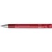 uma® LOOK grip transparent SI Druckkugelschreiber, rot