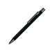 uma® Metall-Kugelschreiber Straight Gum, blaue Mine, schwarz