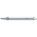 uma® RECYCLED PET PEN ALUMA transparent Druckkugelschreiber, weiss