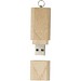 USB-Stick 3.0 aus Holz mit Schlüsselring, hellbraun, 128GB