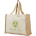 Varai Canvas und Jute Einkaufstasche, natur