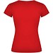 Victoria T-Shirt mit V-Ausschnitt für Damen, rot, 3XL