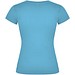 Victoria T-Shirt mit V-Ausschnitt für Damen, türkis, S