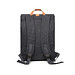 VINGA Bosler Rucksack aus GRS recyceltem Canvas, schwarz