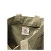 VINGA Hilo AWARE™ Tasche mit Reißverschluss aus rec. Canvas, grün
