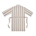 VINGA Ornos GRS Hamam-Bademantel L/XL, beige, weiß