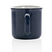 Vintage Keramiktasse, navy blau