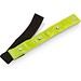 VISIBLE. Armband, reflektierend mit 4 roten LEDs, Gelb