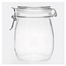 Vorratsglas CLICKY L mit Bügelverschluss, Füllmenge ca. 750 ml,transparent