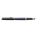 Waterman Hemisphere Color-Block Füllfederhalter mit Palladiumbeschichtung, blau