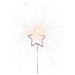 Wondercandle Mini mit Wondercard, Stern, silber, 1-seit. Druck