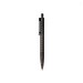 X3 Frosted-Pen aus GRS recyceltem PC, schwarz