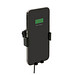 XD COLLECTION 10W Wireless Charging Autohalter aus RCS Plastik, schwarz