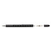 XD COLLECTION Aluminium Tool-Stift 5-in-1, blaue Mine, schwarz