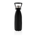 XD COLLECTION Große Vakuumflasche aus RCS recyceltem Stainless-Steel 1,5L, schwarz