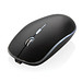 XD COLLECTION kabellose Maus Light-Up Logo, schwarz