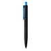 XD COLLECTION Druckkugelschreiber X3 mit Smooth-Touch, blaue Mine, blau/schwarz