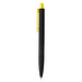 XD COLLECTION Druckkugelschreiber X3 mit Smooth-Touch, blaue Mine, gelb/schwarz