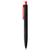 XD COLLECTION Druckkugelschreiber X3 mit Smooth-Touch, blaue Mine, rot/schwarz