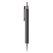 XD COLLECTION Druckkugelschreiber X8 mit Smooth-Touch, blaue Mine, grau
