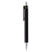 XD COLLECTION Druckkugelschreiber X8 mit Smooth-Touch, blaue Mine, schwarz