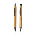 XD COLLECTION Modernes Bambus-Stifteset in Box, braun