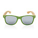XD COLLECTION Sonnenbrille aus Bambus und RCS recyceltem Kunststoff, grün