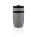 XD XCLUSIVE auslaufsicherer Vakuum-Becher Sierra, 280 ml, silber/schwarz