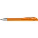 uma® Kugelschreiber YES SI transparent inkl. Metallspitze, orange