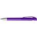 uma® Kugelschreiber YES SI transparent inkl. Metallspitze, violett