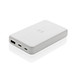 5.000mAh 5W Wireless Powerbank aus RCS recyceltem Kunststoff, weiß