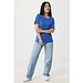 Iqoniq Yala Damen T-Shirt aus recycelter Baumwolle, Königsblau, L