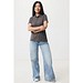 Iqoniq Yosemite Damen Piqué-Poloshirt aus rec. Baumwolle, anthrazit, L