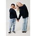 Iqoniq Yengo KidsHoodie mit Seitentaschen aus rec. Baumwolle, schwarz, 56