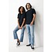 Iqoniq Kakadu relaxed T-Shirt aus recycelter Baumwolle, schwarz, XXS