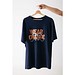 Iqoniq Kakadu relaxed T-Shirt aus recycelter Baumwolle, navy blau, XXS