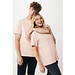 Iqoniq Kakadu relaxed T-Shirt aus recycelter Baumwolle, peach nectar, XXS
