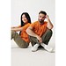 Iqoniq Sierra Lightweight T-Shirt aus recycelter Baumwolle, orange, L