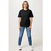 Iqoniq Teide T-Shirt aus recycelter Baumwolle, schwarz, XXS