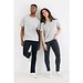 Iqoniq Teide T-Shirt aus recycelter Baumwolle, heather grey, XXS