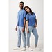 Iqoniq Teide T-Shirt aus recycelter Baumwolle, heather blue, XXS