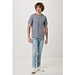 Iqoniq Brett T-Shirt aus recycelter Baumwolle, light heather navy, M