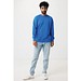 Iqoniq Etosha Lightweight Sweater aus recycelter Baumwolle, Königsblau, XXS
